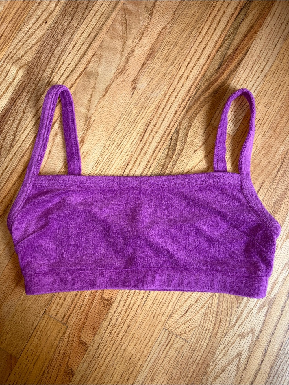 Urban Outfitters small Purple Terry Bralette